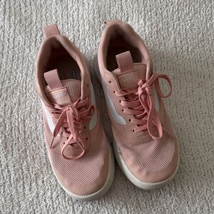 Vans Blush Pink Lace-Up Sneakers